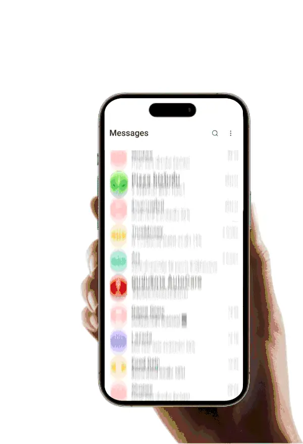 มือถือแสดงรีวิวลูกค้า BoostSMS